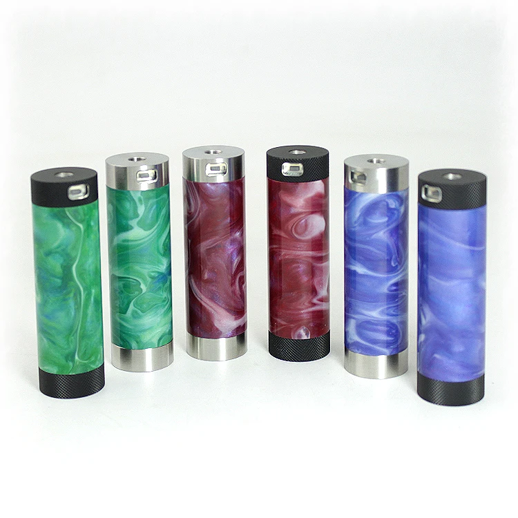 

SXK TAKIT MINI V2 mod 18350 18650 mechanical mod Resin Material and 316 SS Max 30w 80w power 24mm mech mod vs sxk atto mod