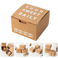 10pcs cookie boxes pastry boxes bakery packing boxes takeaway boxes dessert box