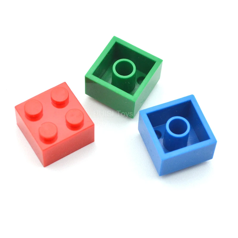 100pcs/lot 2X2* DIY Enlighten Toy Plastic Building Block Bricks For Kids Compatible With Legoe Assembles Particles 12 Colors | Игрушки и