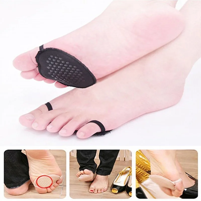 

Soft Thickening Forefoot Half Pad Invisible High Heeled Insert Insole Shoes Anti Slip Resistant Curshion Insole Foot Protect