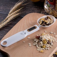 500g0 1g portable lcd digital kitchen scale measuring spoon gram electronic spoon weight volume food scale