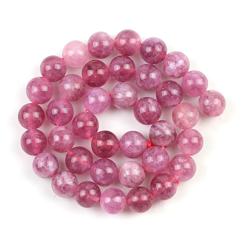 

1 strand/lot Natural Stone Jaspers Red Strawberries Angelite Jades Round Beads Stone Loose Spacer Beads for DIY Jewelry Making