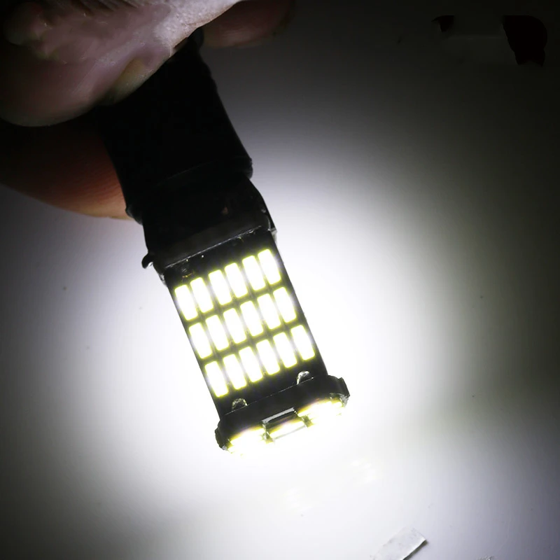2 шт. Автомобильные светодиодные лампы T15 W16W 45 SMD 4014|Сигнальная лампа| |
