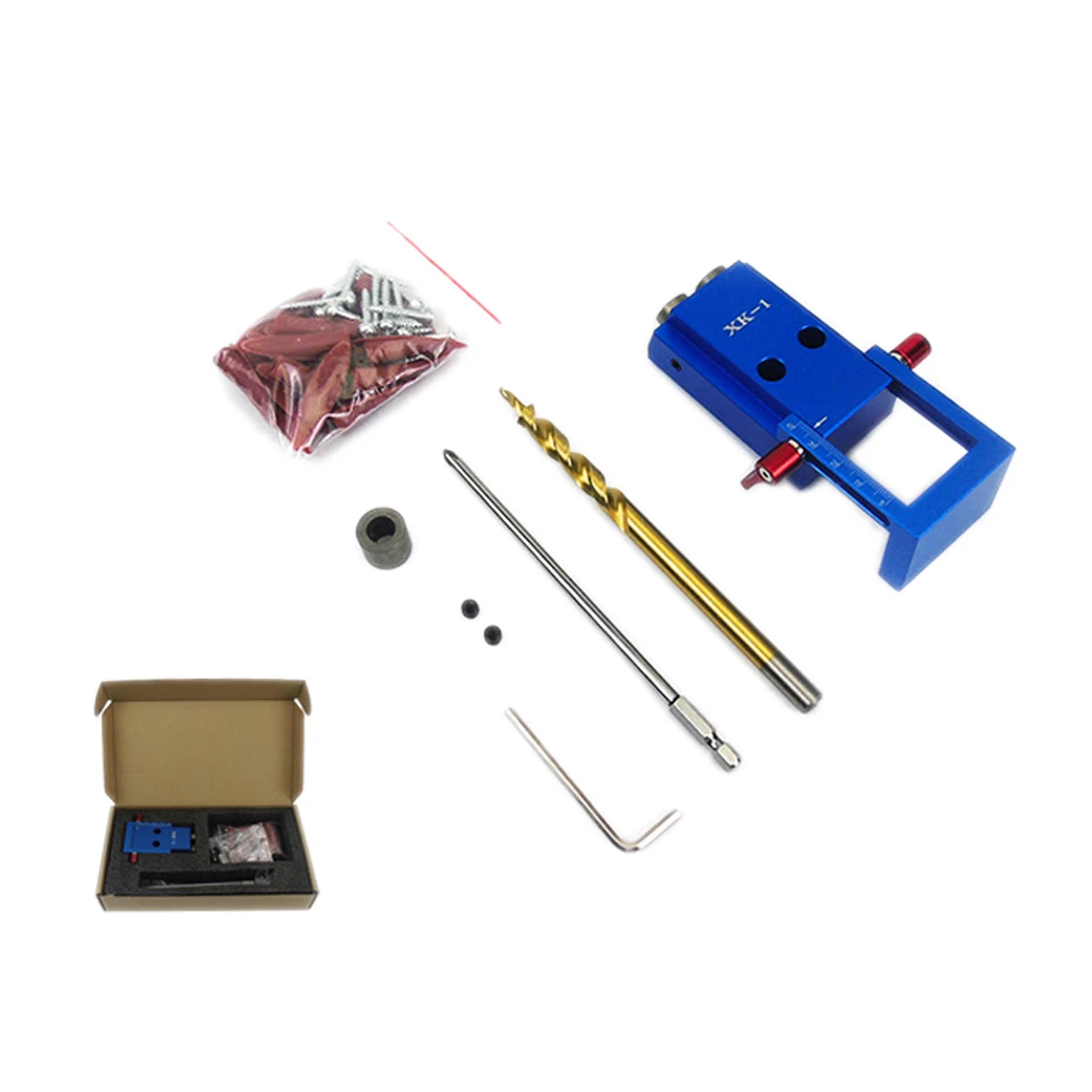 Набор направляющих для сверления комплект карманных кондукторов 6/8/10 мм работ по