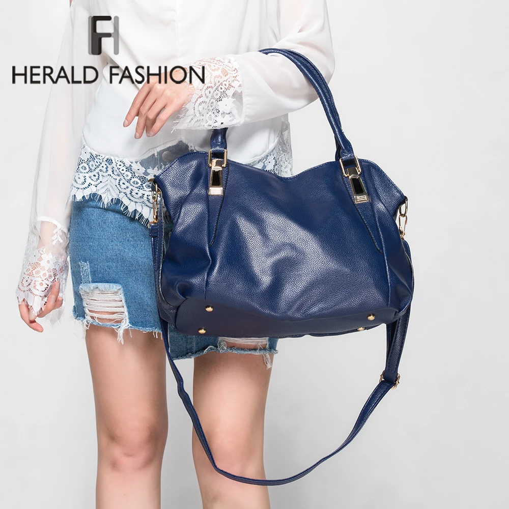 Herald Fashion роскошные сумки женская сумка через плечо повседневные большие тоуты