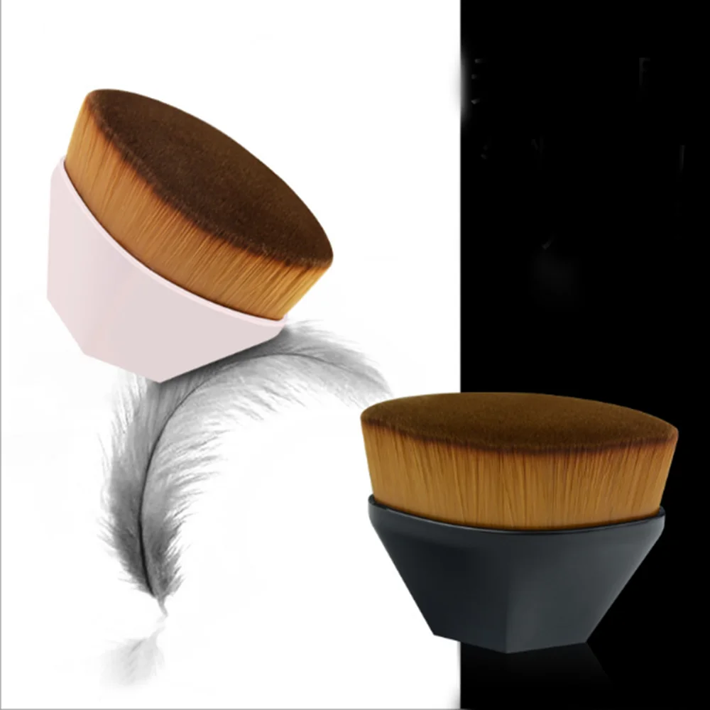 

Foundation Brush BB Cream Makeup Concealer Loose Powder Hair Brush Flat No Trace Maquiagem Cosmetics Professional Tools Women