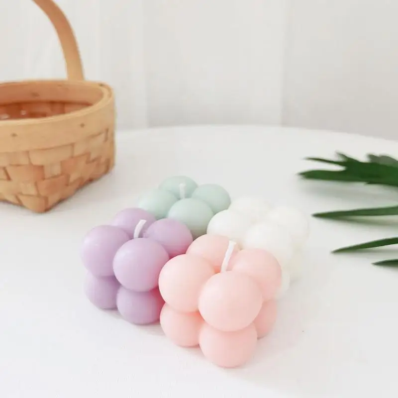 Свечи для ароматерапии в Корейском стиле милые пузырьки из соевого воска