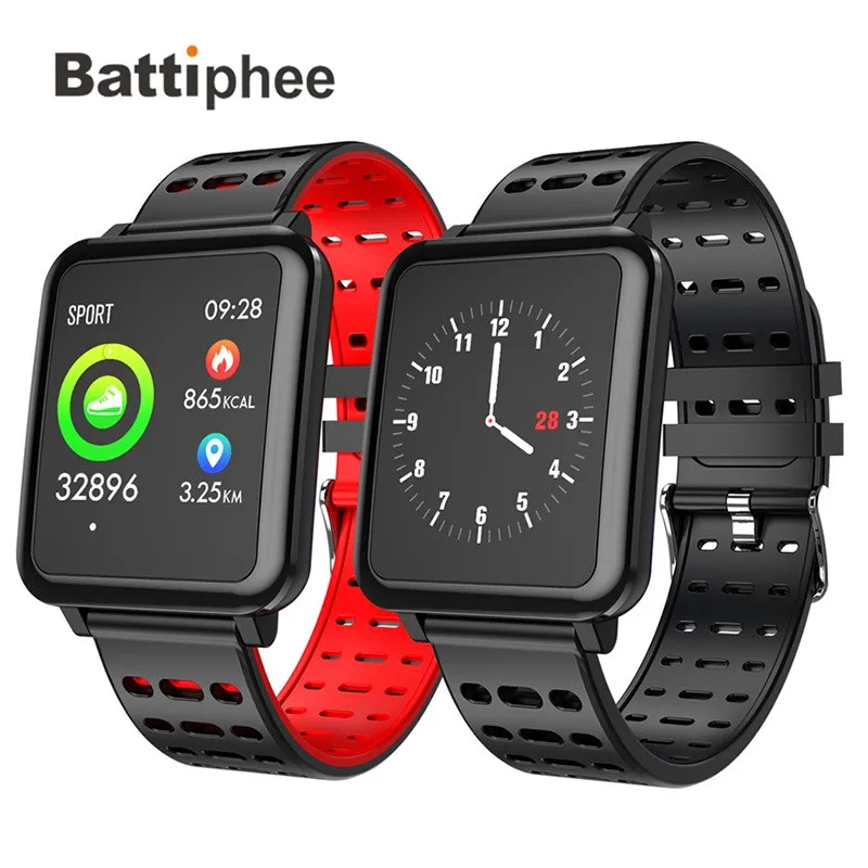 Умные часы Battiphee T2 IP67 водонепроницаемый Bluetooth браслет шагомер пульсометр монитор