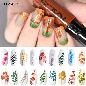 Набор штампов для дизайна ногтей Набор лаков для ногтей штамп Пластина Печать лака красочный 41 цвет лак для ногтей набор 2 использования Ручка штампы для ногтей