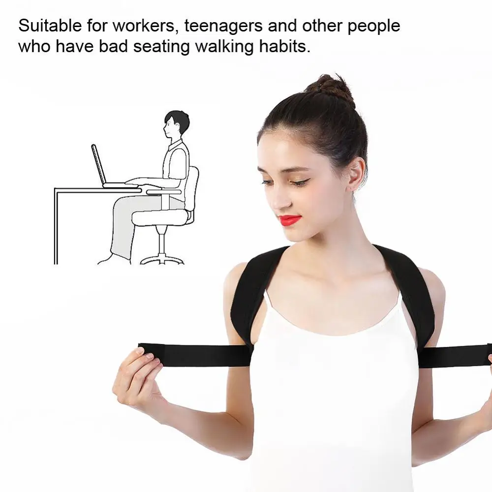 

Spine Posture Corrector Protection Back Shoulder Posture Correction Band Humpback Back Pain Relief Corrector Brace