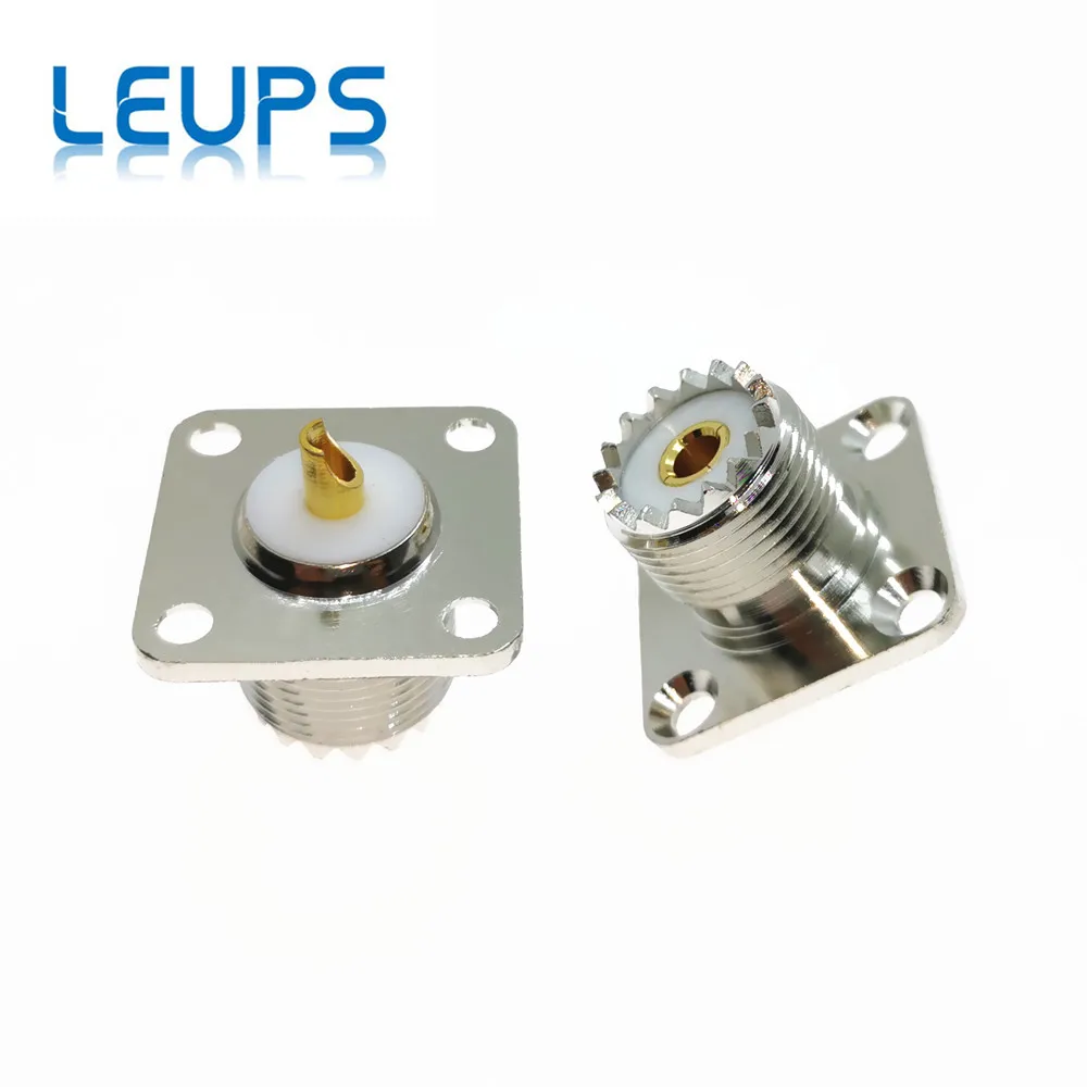2 шт. UHF SL16 Female SO239 фланцевое палубное крепление радиочастотный соединитель|connector