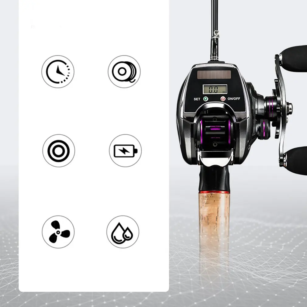 

Moulinet baitcasting lectronique avec affichage numrique,mouvement haute vitesse, nouveau modle de , ratio de 8.0:1