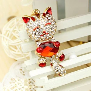 

Lucky Cat Red Jewelry Pendrives Pen Drive 128GB 16GB 32GB Pendrive 64GB Mini Usb Flash Drive 1TB 2TB Memory Stick Usb Key Gift