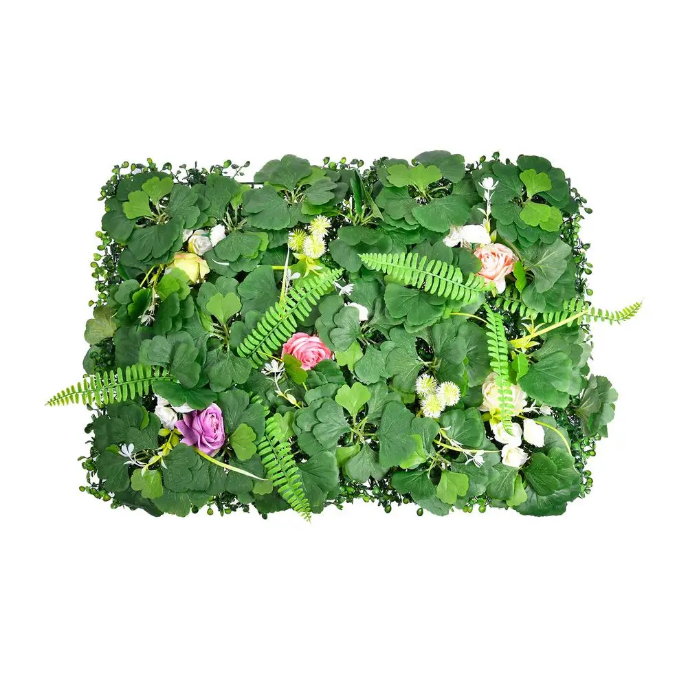 

40x 60cm Artificial Grass Wall Boxwood Hedge Mat Privacy Panel Fence Screen Greenery Panel Outdoor Or Indoor Garden Decor