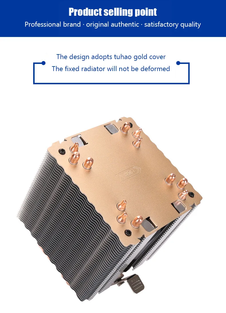 

6 Heat Pipes RGB CPU Cooler X79 X99 3Pin PWM 4Pin Quiet For Intel LGA 1150 1151 1155 1200 1366 2011 AMD AM3 AM4 Ventilador