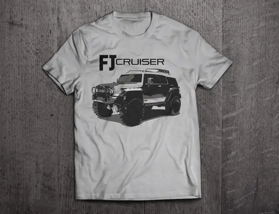 Модные новые футболки летние модные мужские FJ Cruiser рубашки внедорожные Jeep hair Life