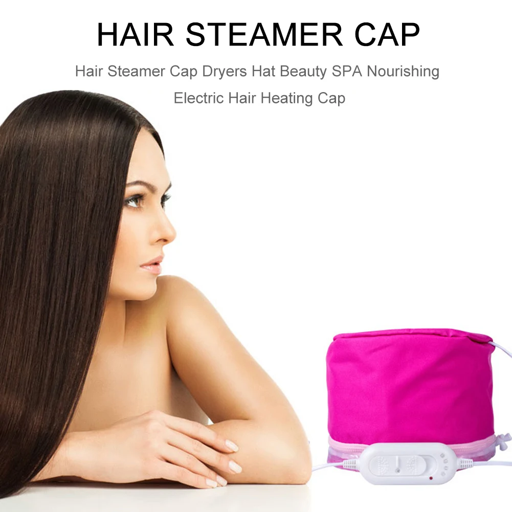 Шапочка для паровой сушки волос шапочка красоты спа питательная электрическая