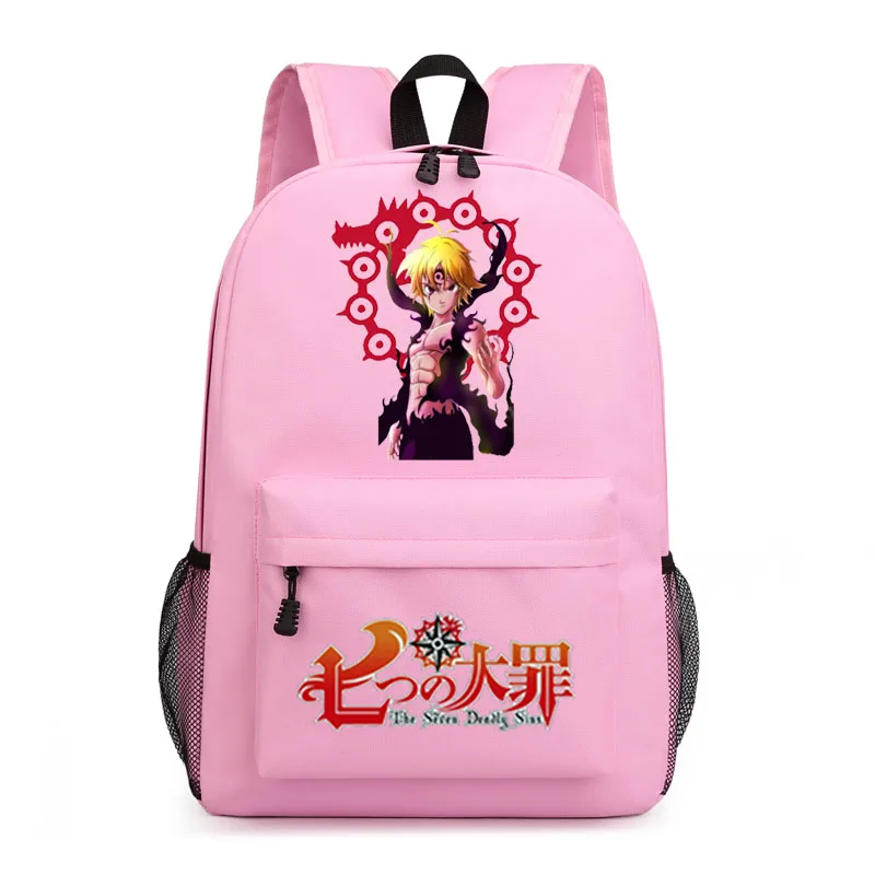 

2021The Seven Deadly Sins backpack direct sales customer backpack custom school bag boy girl teen travel bag