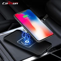 carsun wireless car phone charger fast charging non slip shockproof silicone pad mat auto accessories car charger mount stand