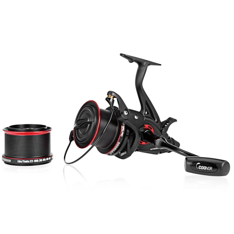 

Coonor Nfr9000+8000 Double Spool Fishing Reel 12+1 Bb 4.6:1 Spinning Fishing Reel Folding Left/Right Handle Fishing Reel