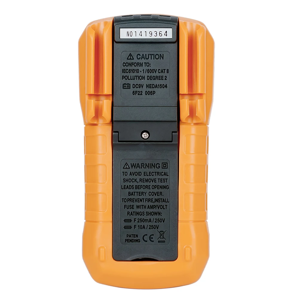 Цифровой мини мультиметр MS8233B с ручным диапазоном и подсветкой 10 А 2000