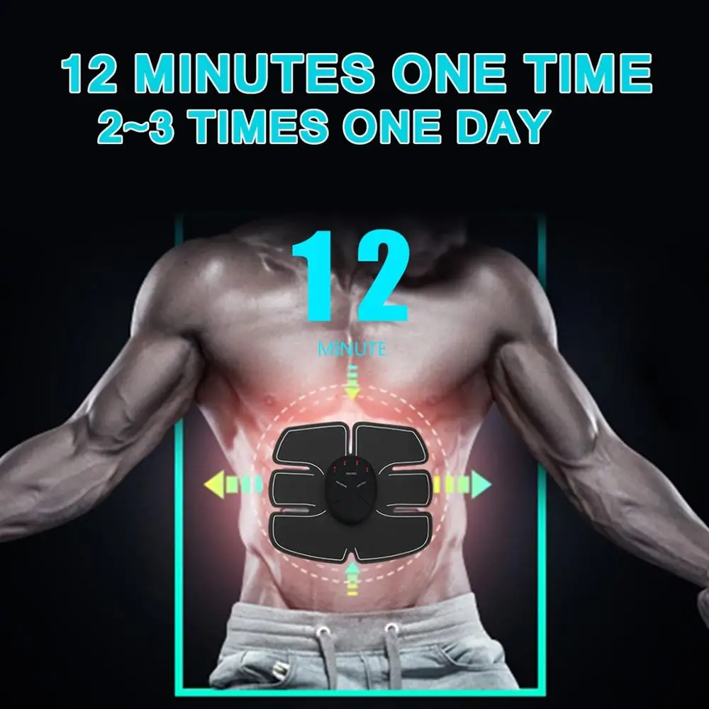 

Smart EMS Muscle Stimulator ABS Abdominal Muscle Trainer