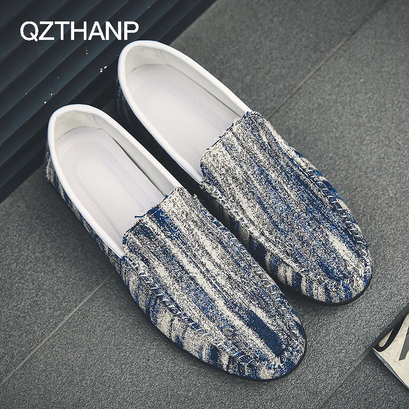 

Men Driving Shoes Breathable Linen Loafer Fashion Casual Men Flats Shoes Soft Comfortable Male Shoes Adult Zapatos High Quality