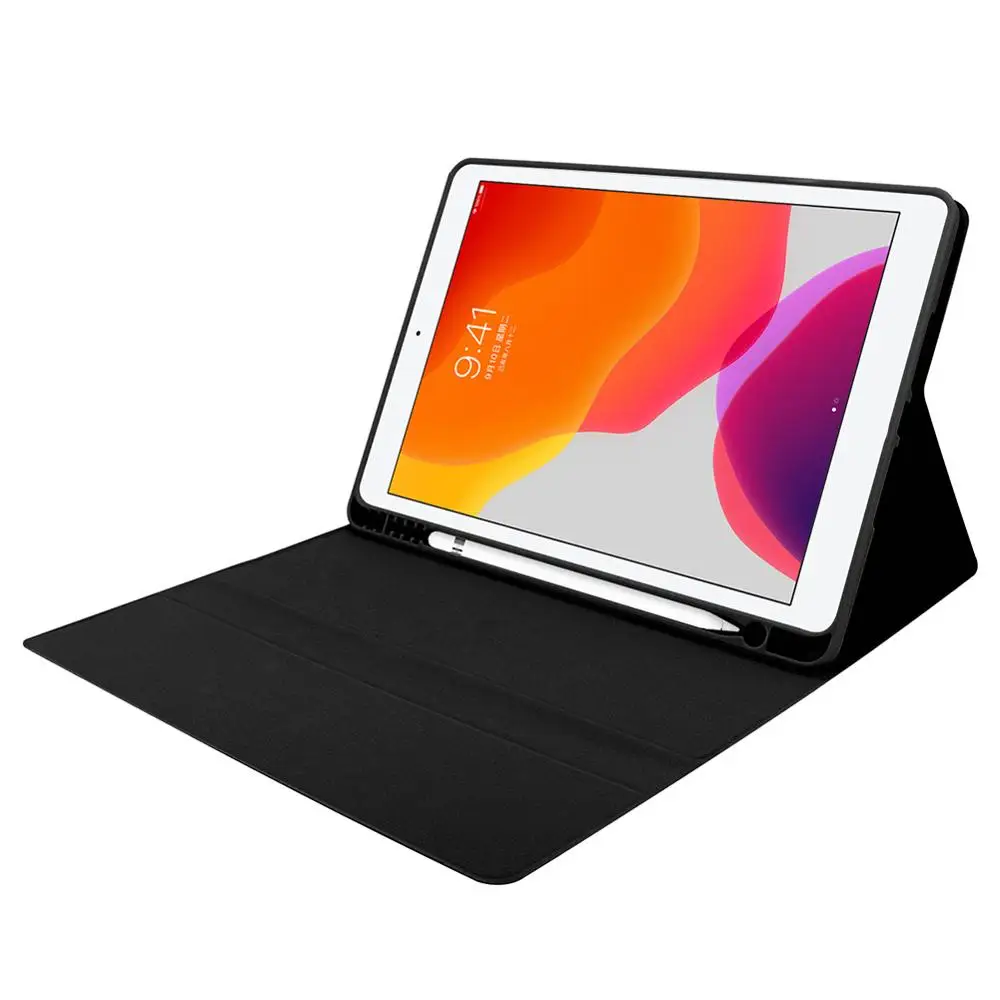 Для iPad 7th 10 2 дюймов Bluetooth клавиатура чехол с карандаш держатель для 8th Gen