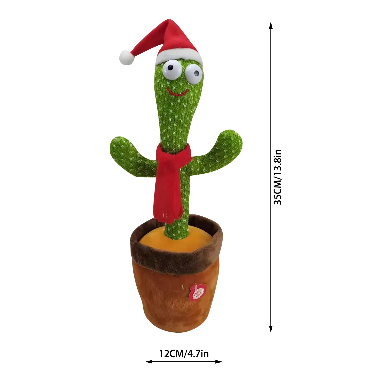 

Dancing Cactus Electronic Plush Toys Twisting Singing Talking Novelty Funny Music luminescent Gifts Home Decoration Ornaments