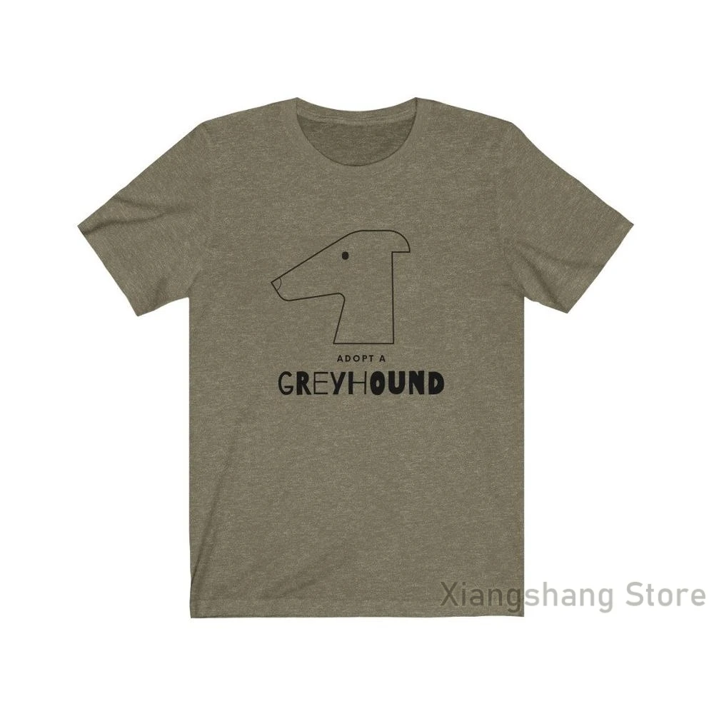 Адаптированная футболка greyhound серая для спасения животных подарок женщин мужчин