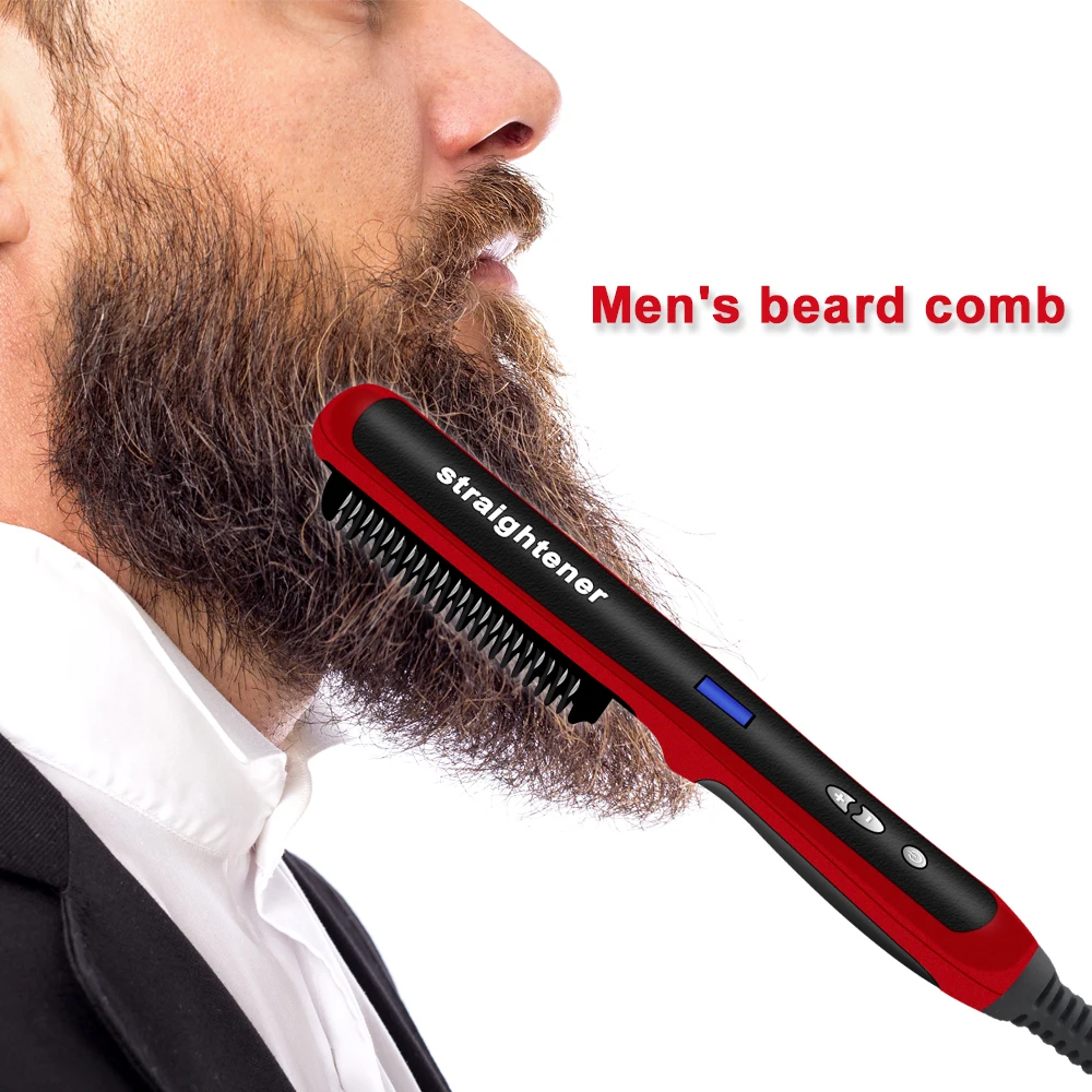 Многофункциональная расческа для волос выпрямитель бороды выпрямления щипцы
