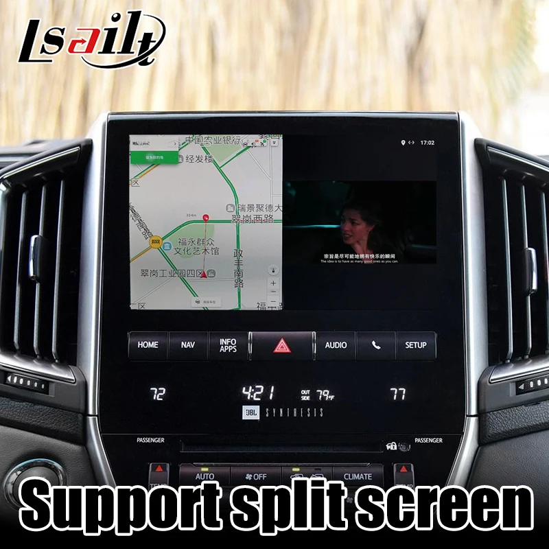Мультимедийный видеоинтерфейс CarPlay/Android для Land Cruiser LC200 VXR GXR 2013 2020 включая Android auto