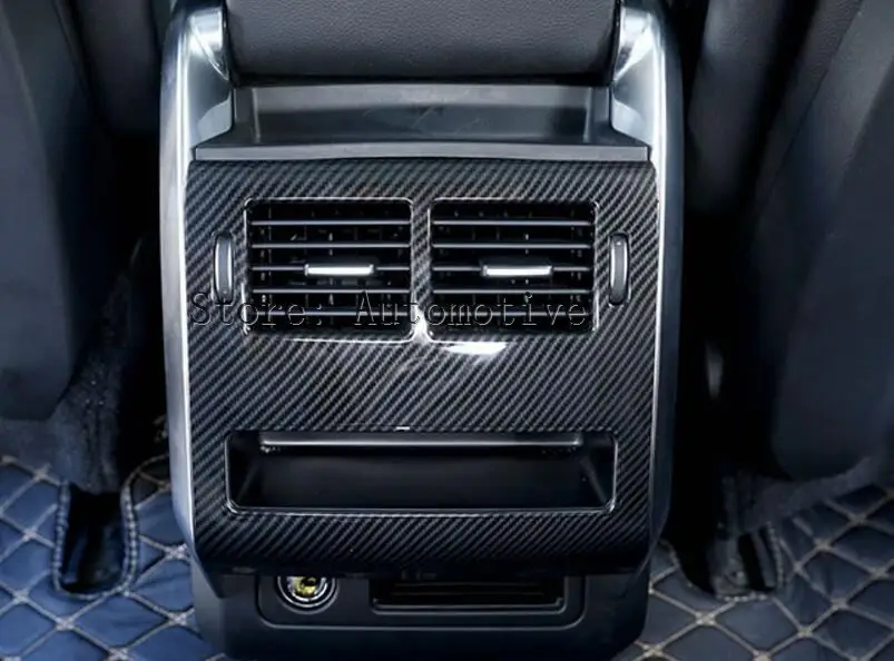 Стильная рамка из углеродного волокна для Landrover Range Rover Sport RR 2014-2017 задний ряд