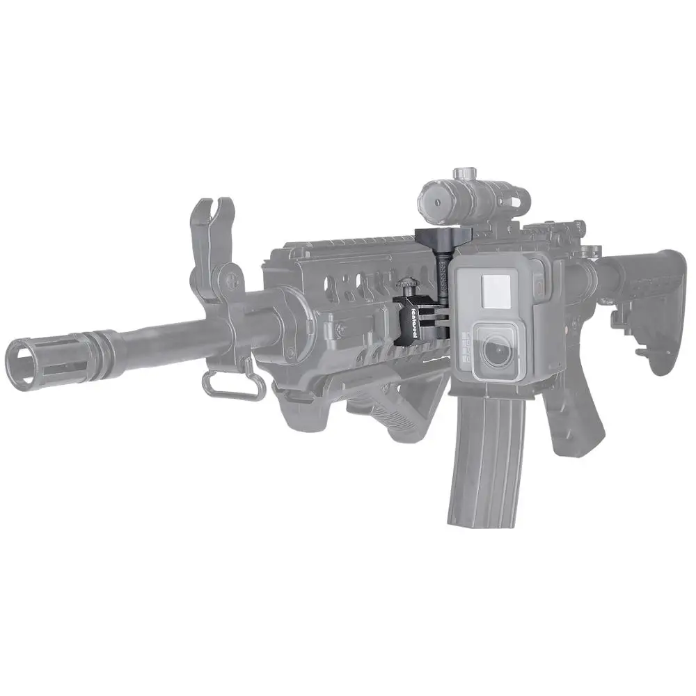 Gun Rail Mount Kit Aluminum Adapter Picatinny Nerf for Airsoft Carbine Gopro Sony SJCAM Action Camera | Электроника