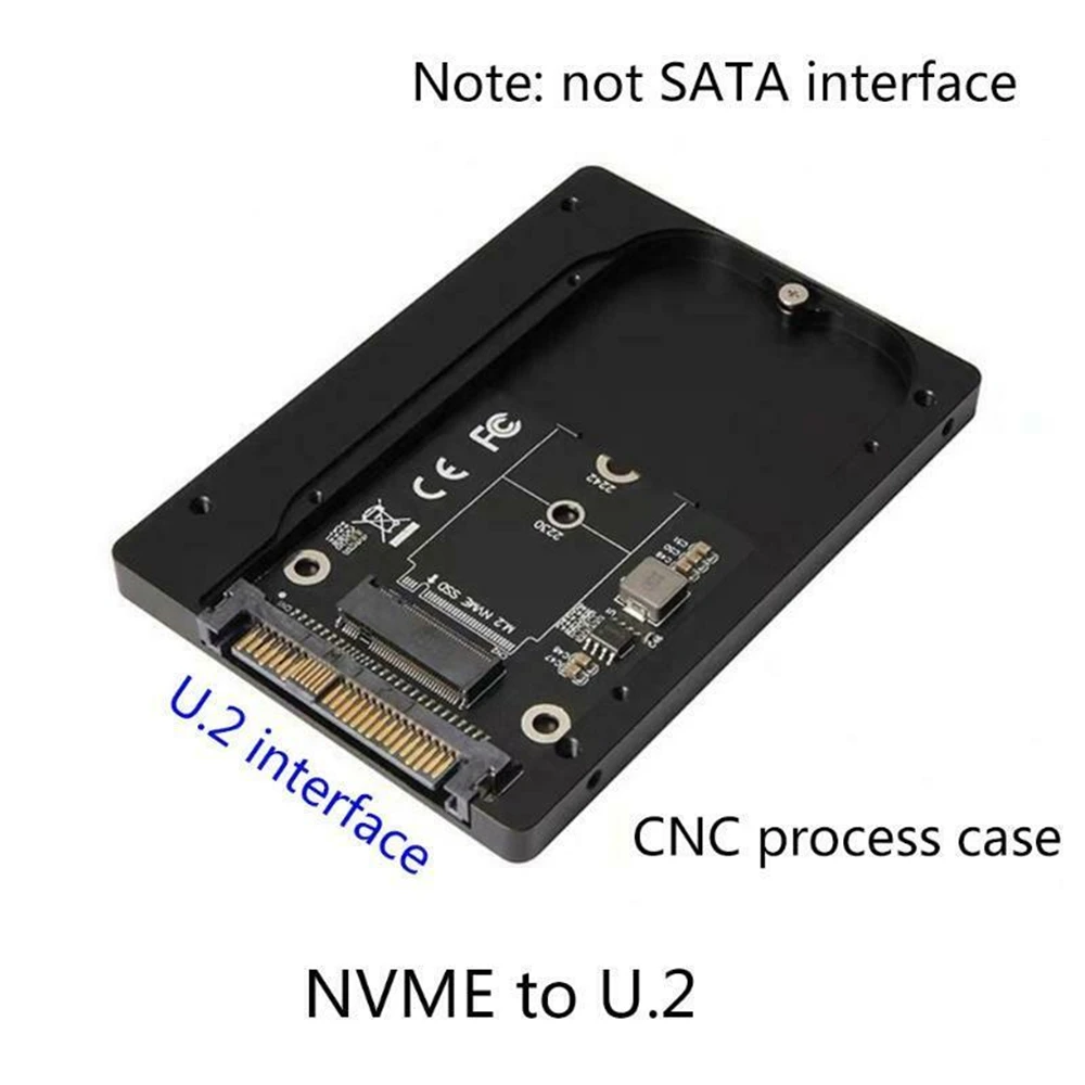 Внешний корпус U2 до M2 NVMe алюминиевый сплав M Key 2280 SSD адаптер картридж для жесткого