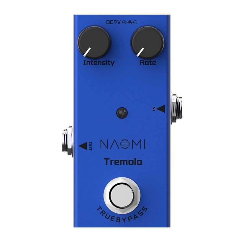 Наоми гитара тремоло педаль эффектов DC 9V для электрогитары интенсивность