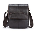 Натуральная кожаная сумочка-раскладушка сумка Для мужчин через плечо сумки из натуральной кожи сумки через плечо для Для мужчин Роскошные Сумки 2021 боковым карманом, Новинка