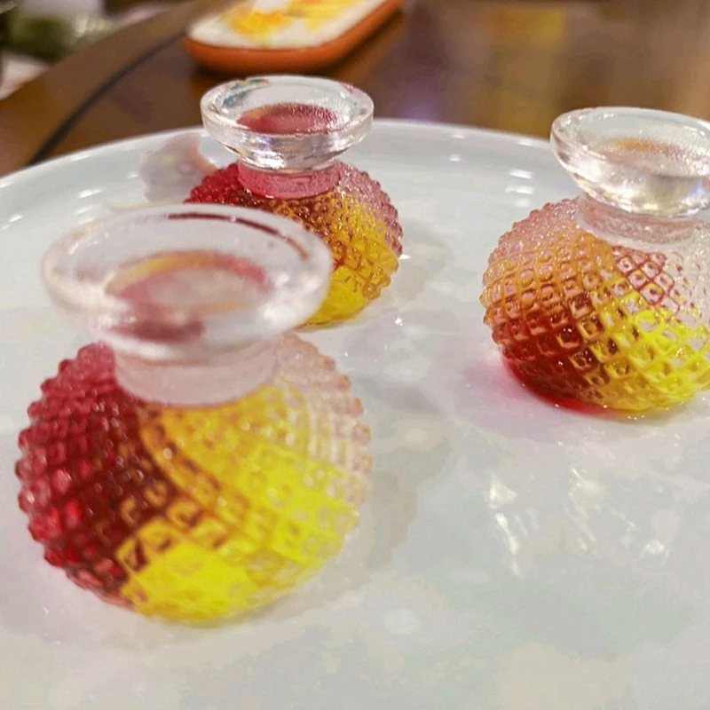 

Прозрачная эпоксидная смола, сделай сам, форма в форме маленькой бутылки, украшение, силиконовая абразивная форма для рукоделия, литье смол...