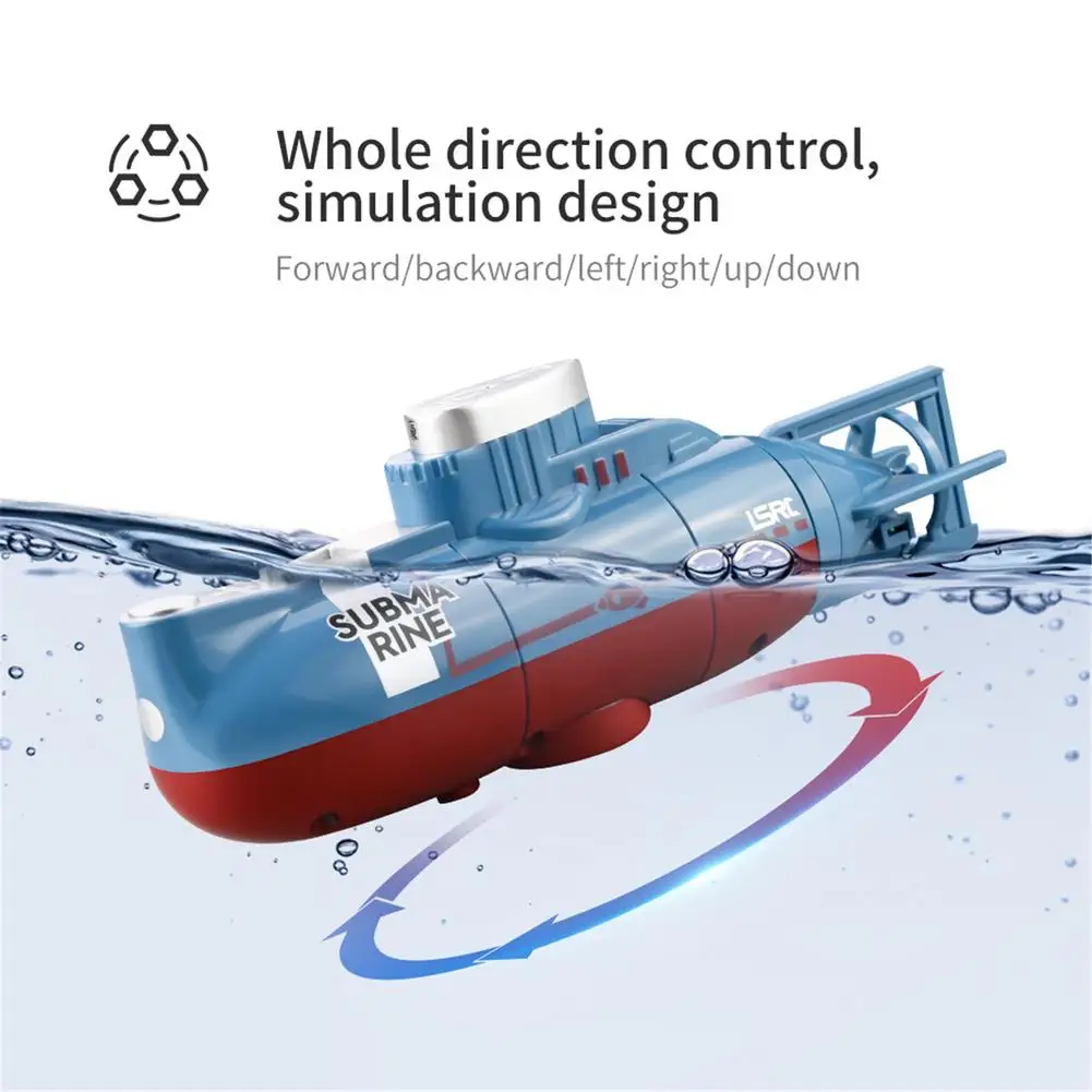 

Mini Rc Submarine Remote Control 360 Degree Rotate Impermeable Submarino Radio Racing RC Submarine Remote Control Boat Toy