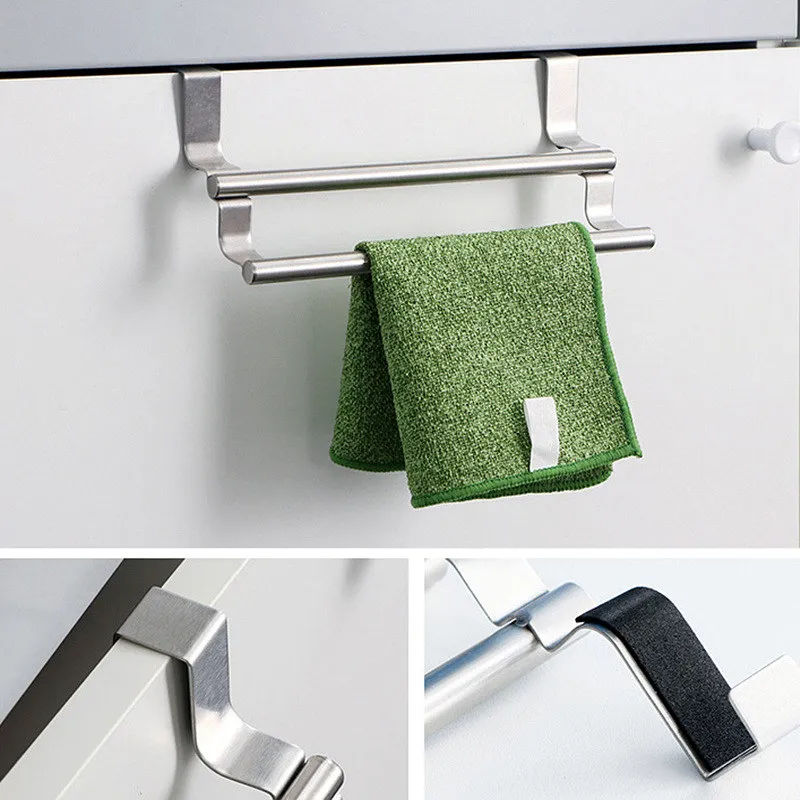Двухслойная Полка для полотенец из нержавеющей стали полка хранения туалетной
