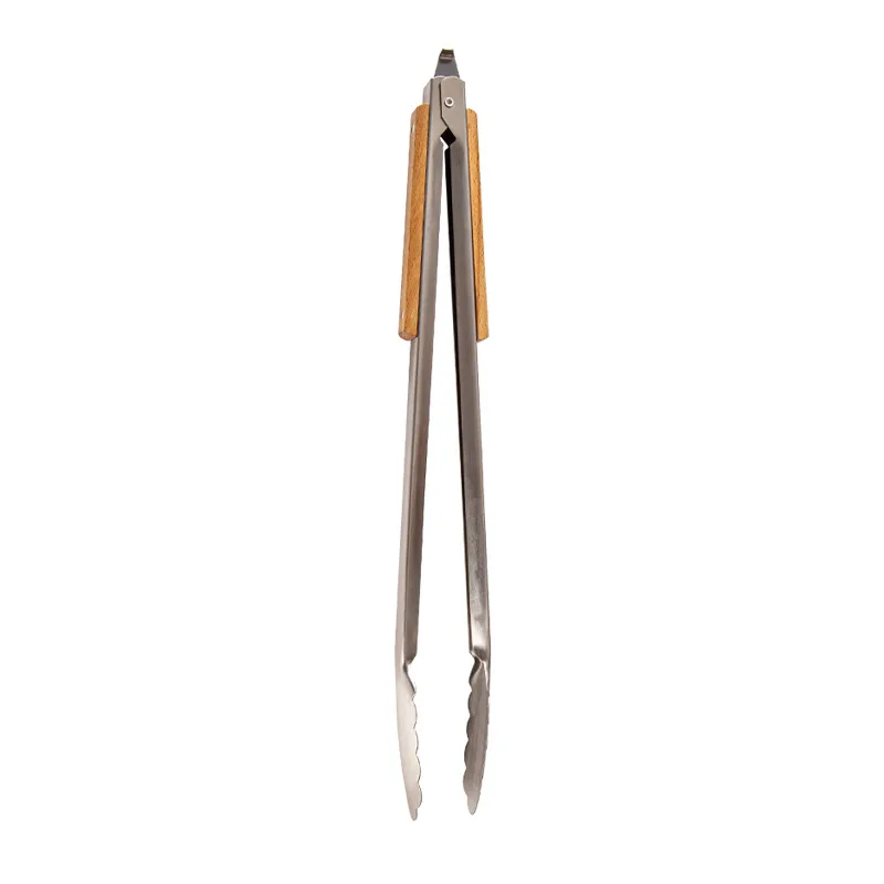 

Outdoor Pinic Stainless Steel Food Clip Bread Barbecue Clip Pot Clips Carbon Clips Non-Slip Chuck with Anti-Scalding Handle