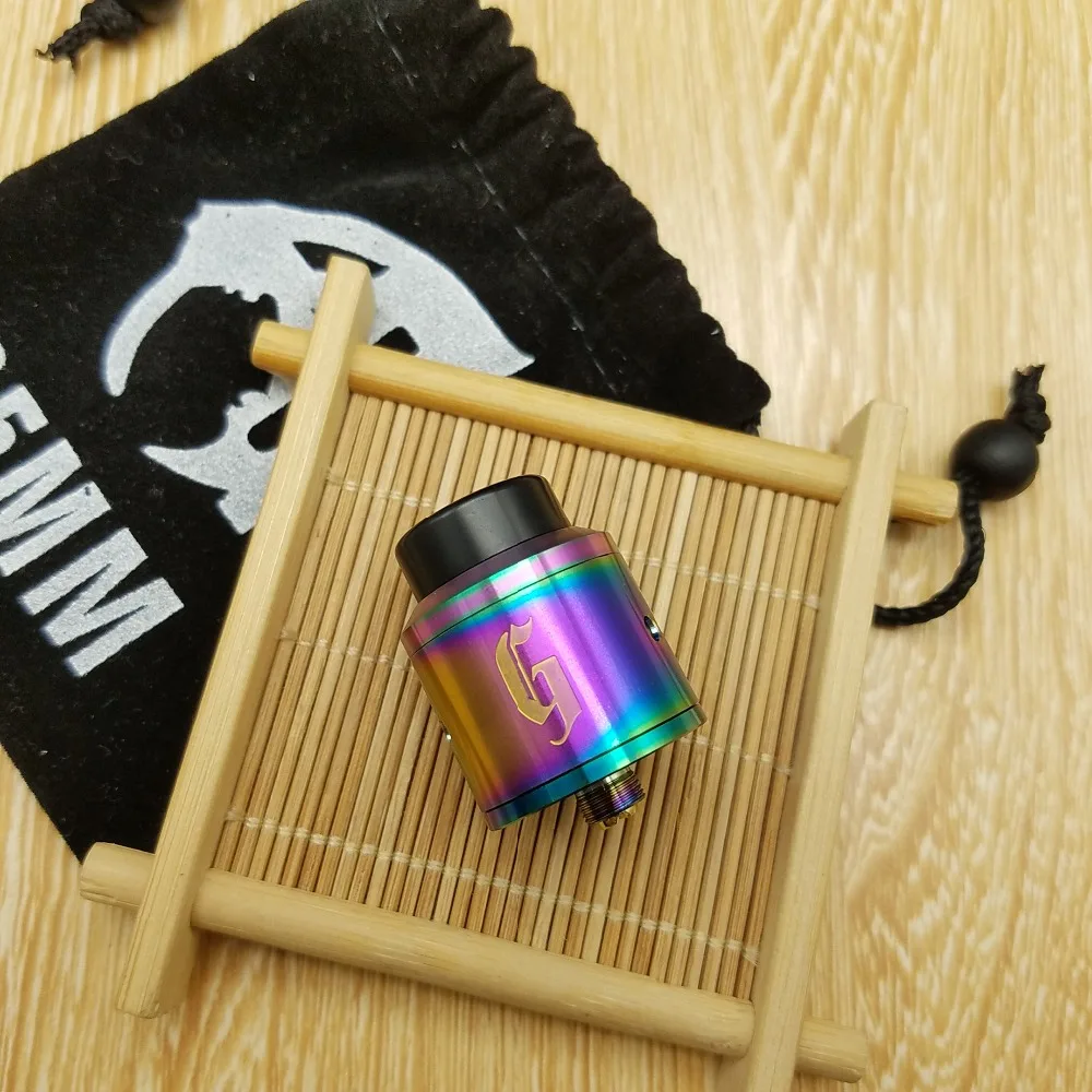 CYAN Goon 528 25 RDA форсунки мм диаметр электронная Сигарета испаритель Peek Insulater RTA бак VS