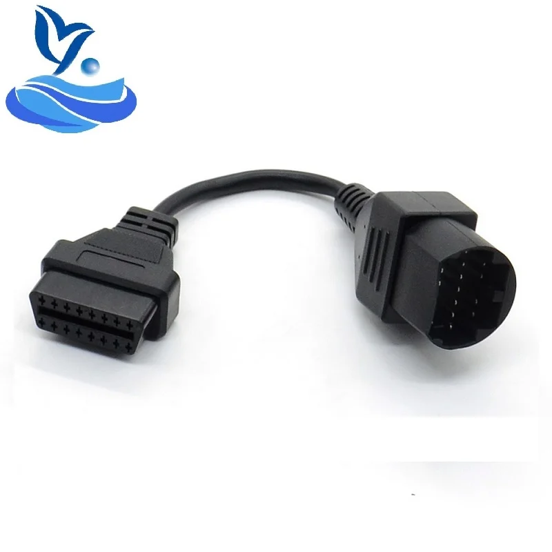17 Pin к OBD 2 II кабель 16 коннектор диагностический инструмент адаптер Удлинительный