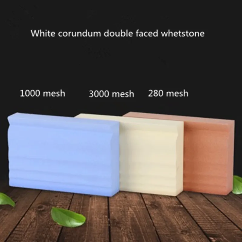 

Durable Mini Fashion Household White Corundum Two-sided Chromatic Knife Stone Whetstone