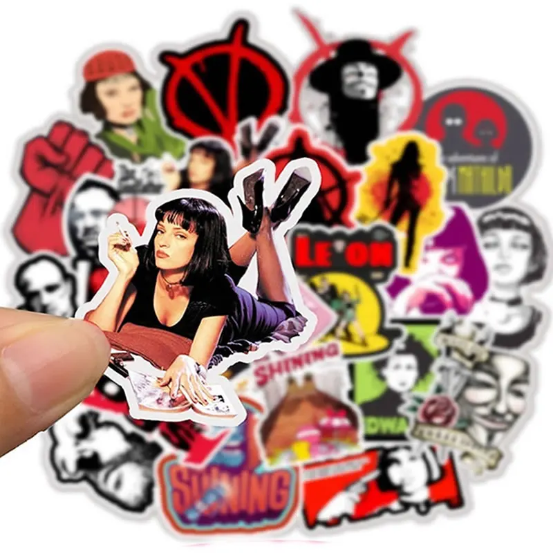 50 шт./упак. водонепроницаемые фильмы аниме наклейки для девочек скейтборд