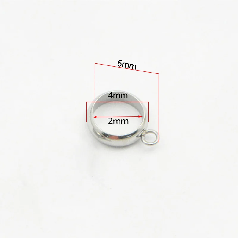 10 шт./лот из нержавеющей стали Septa разделитель соединитель для бисера Шарм