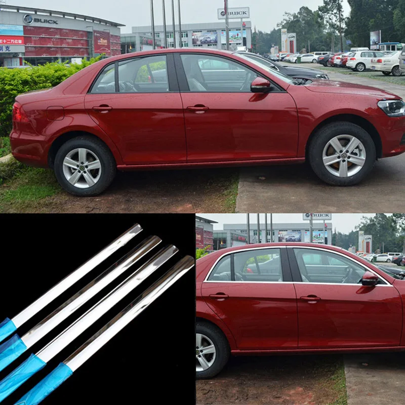 

8 шт., накладки на пороги для VolksWagen VW Bora