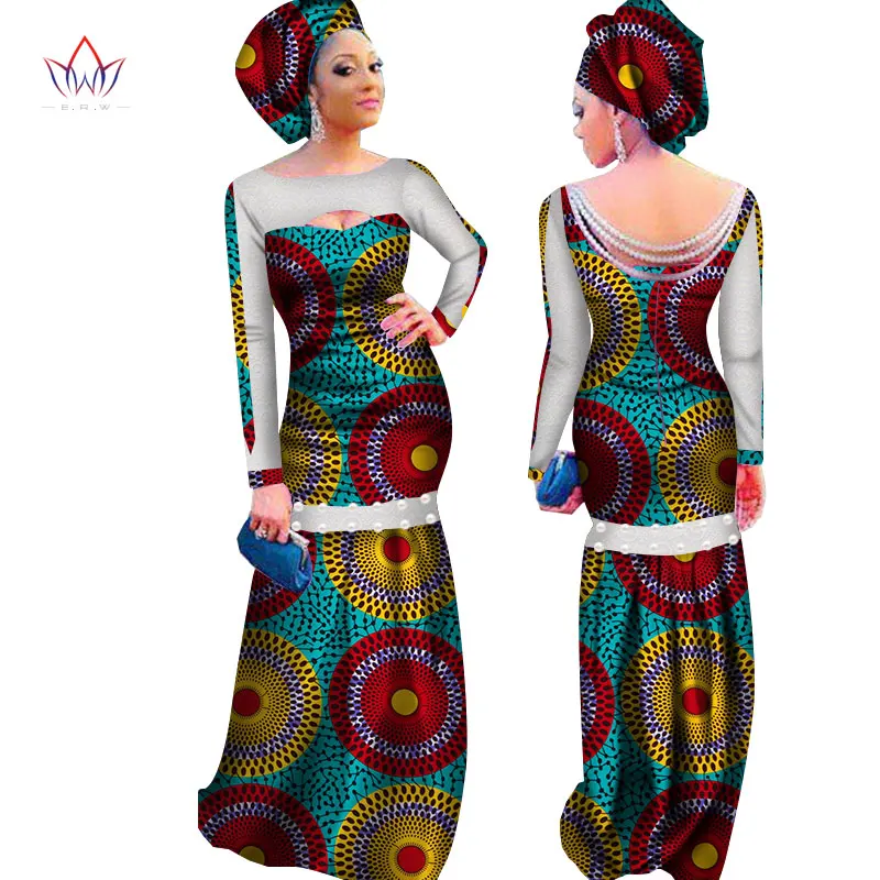 African Party Dresses for Women New Arrival Backless Pearl Women Formal Occasion Dress Africa Evening Gowns for Women WY3014
