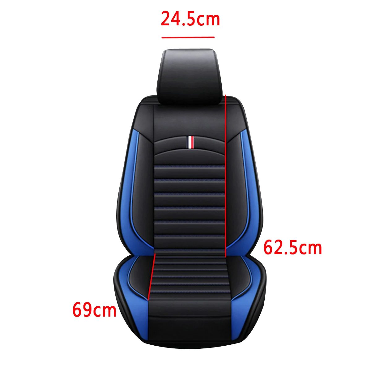 

New 1PC Universal Car Seat Covers Front Seat Covers Leather Cushion Interior Auto Car Chair Seats Protector Mat Car Accessories