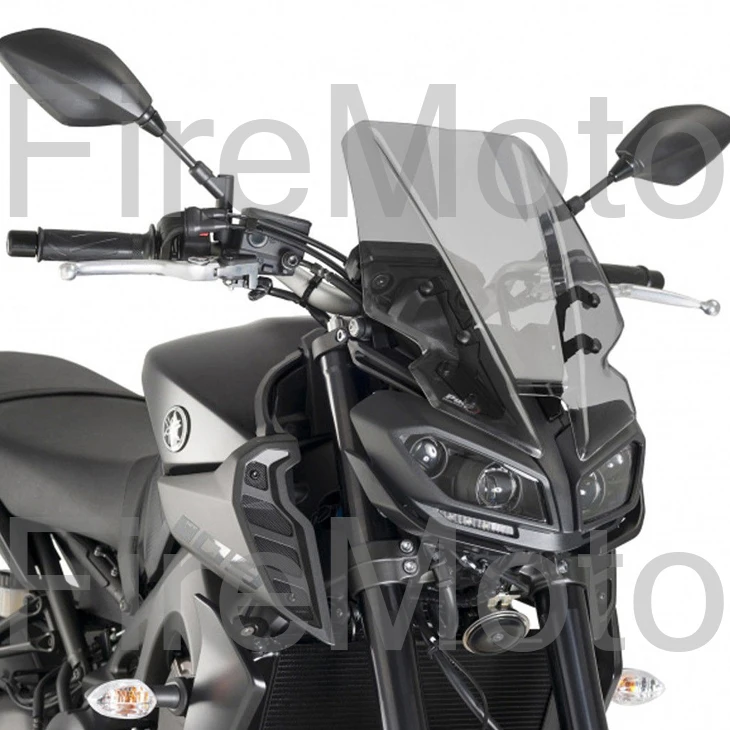 Дефлектор для лобового стекла аксессуары мотоциклов козырек Yamaha MT09 2017 5 17 10 09 FZ09 MT